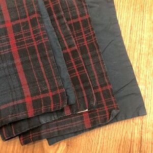 4 Hearth & Hand holiday plaid placemats